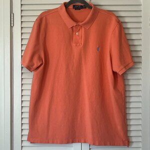 Polo Ralph Lauren men's XL polo shirt orange classic fit short sleeve cotton